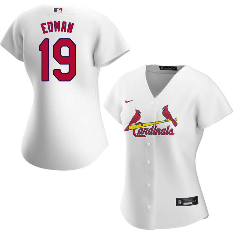 Nike Women #19 Tommy Edman St.Louis Cardinals Baseball Jerseys Sale-White